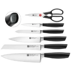 Zwilling Messerblockset Mit KiS Technologie 7-tlg, Weiß -Zwilling 33760500 1 black
