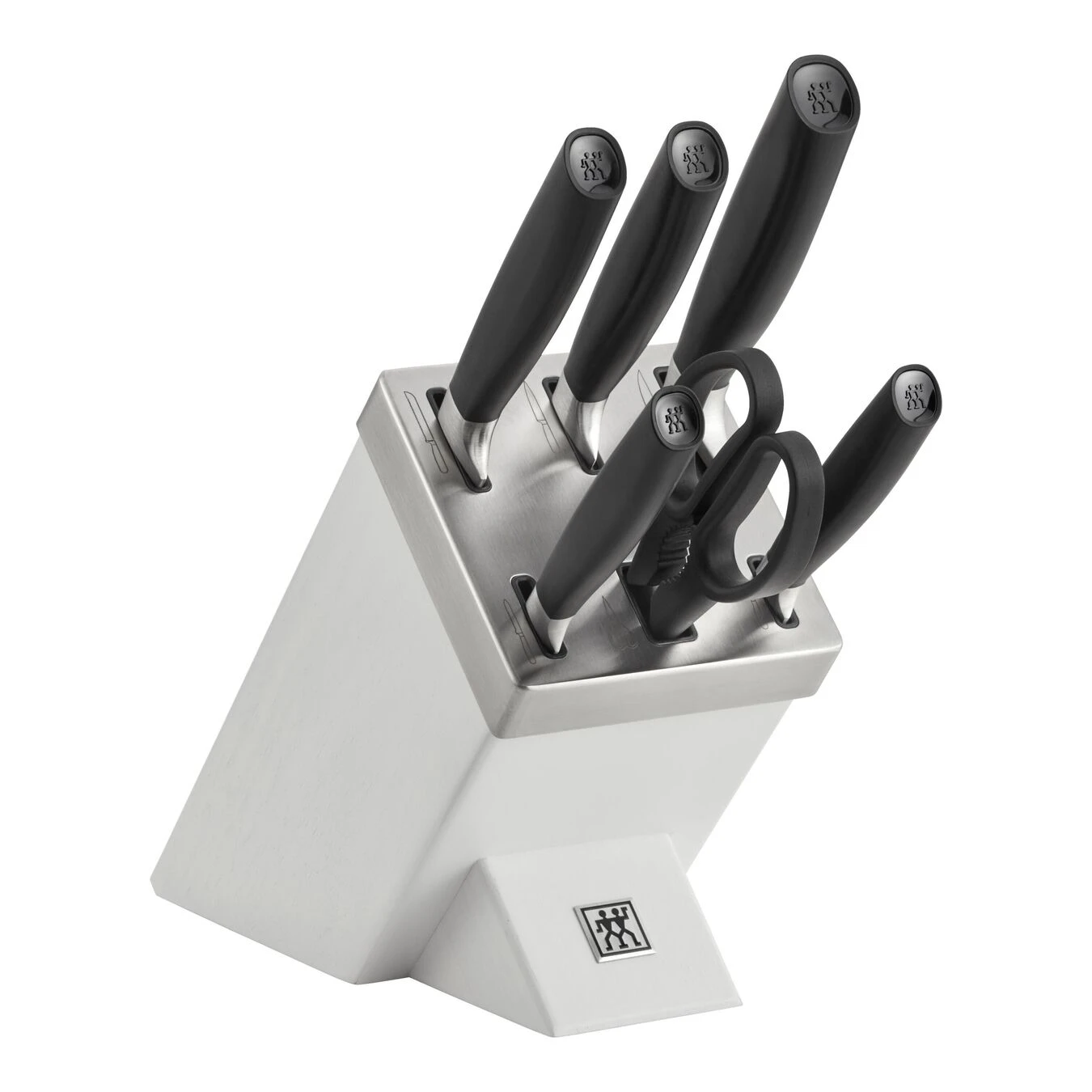Zwilling Messerblockset Mit KiS Technologie 7-tlg, Weiß