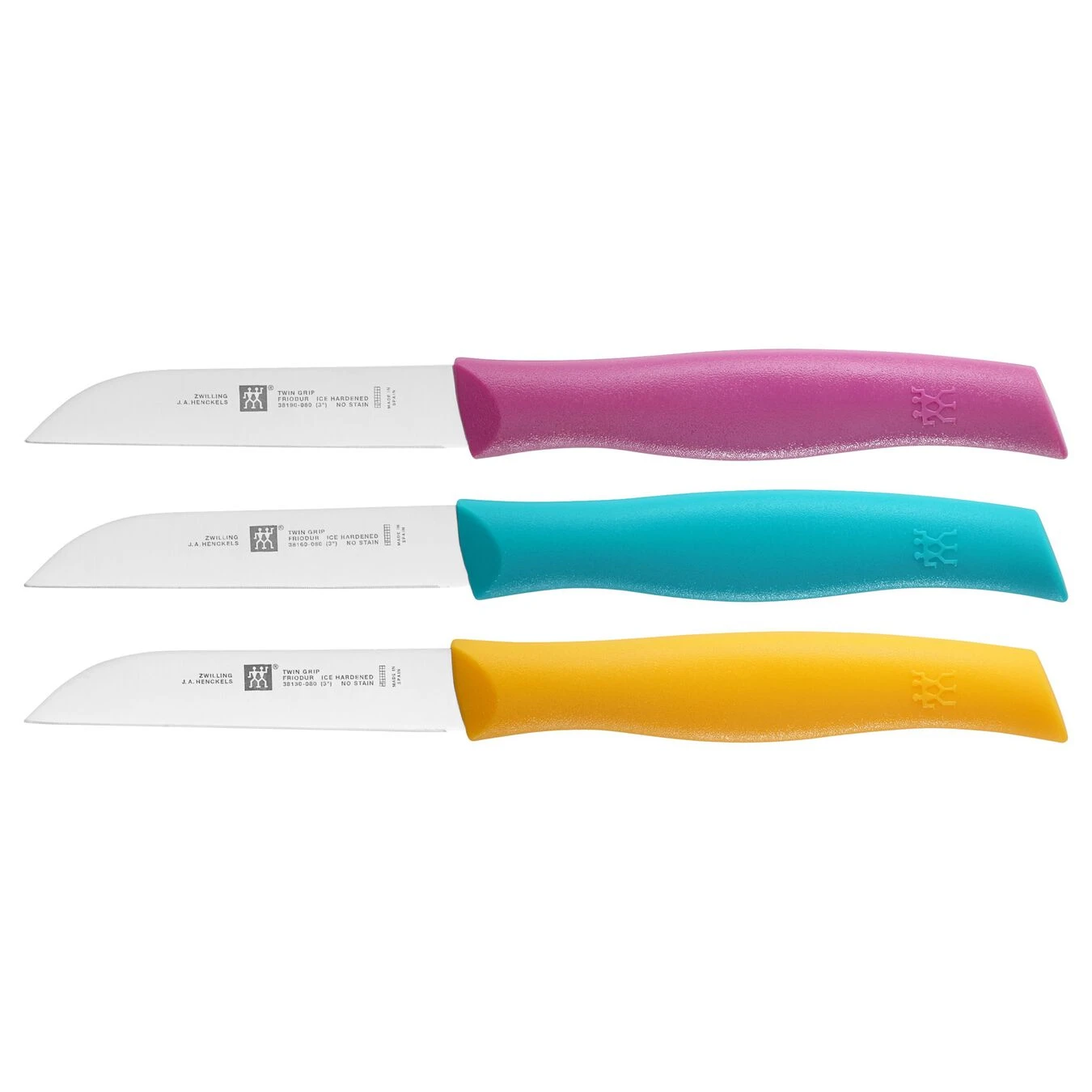 Zwilling Messerset 3-tlg, Gemischte Farben 3 Zwilling Messerset 3-tlg, Gemischte Farben