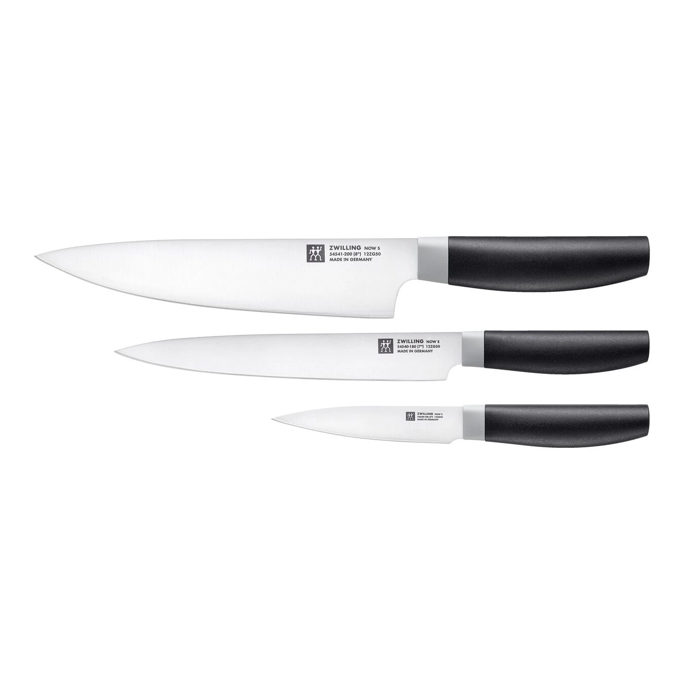 Zwilling Messerset 3-tlg, Schwarz 3 Zwilling Messerset 3-tlg, Schwarz